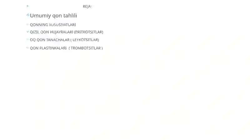 Qonning umumiy biokimyoviy tahlillari 2