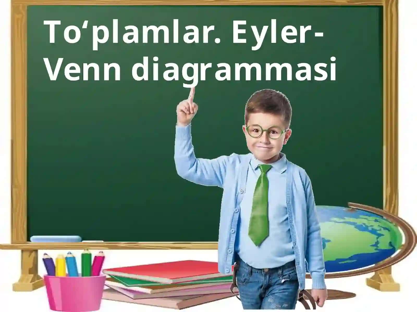 4-sinf Matematika fanidan Tо'plamlar. Eyler-Veyen diagrammasi dars taqdimot 2
