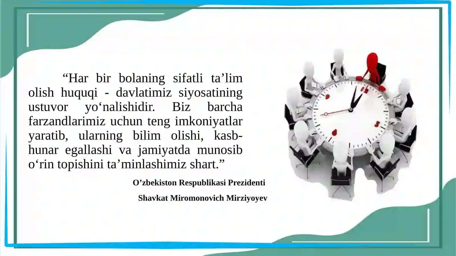 O‘QUVCHILARNING TA’LIM OLISH HUQUQLARINI KAFOLATLASH 2