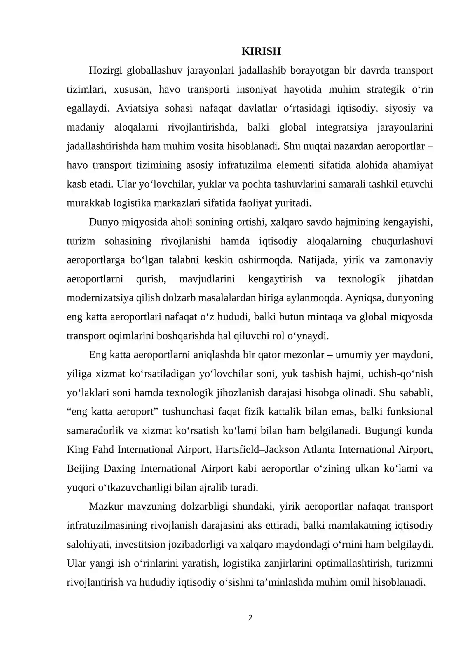 DUNYONING ENG KATTA AEROPORTLARI (TOP-10) 2