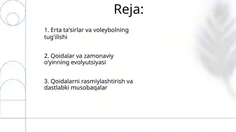 Dastlabki qoida o'zgarishlari va tajribalari 2