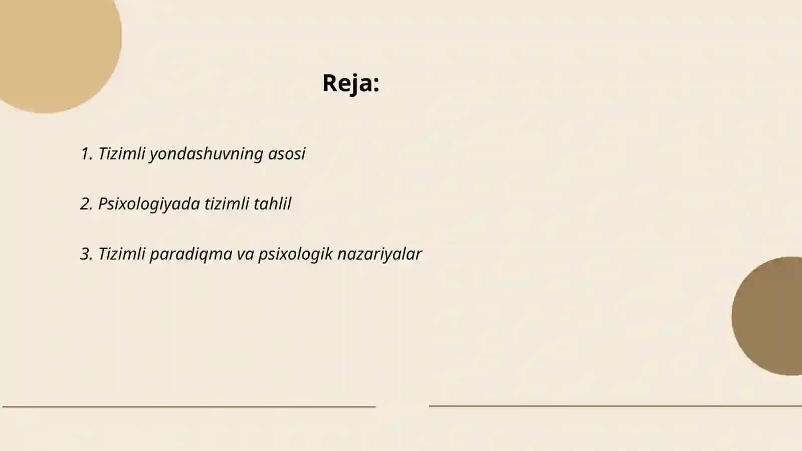 Psixalogiyada tizimli yondashuv 2
