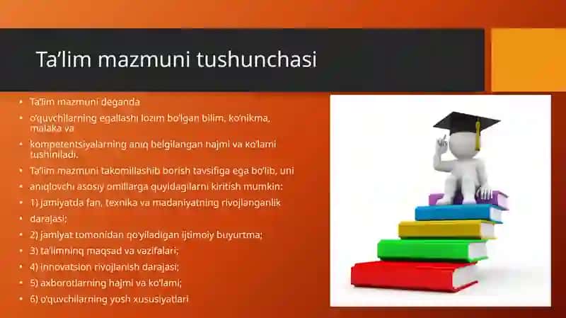 Ta’lim mazmuni 2