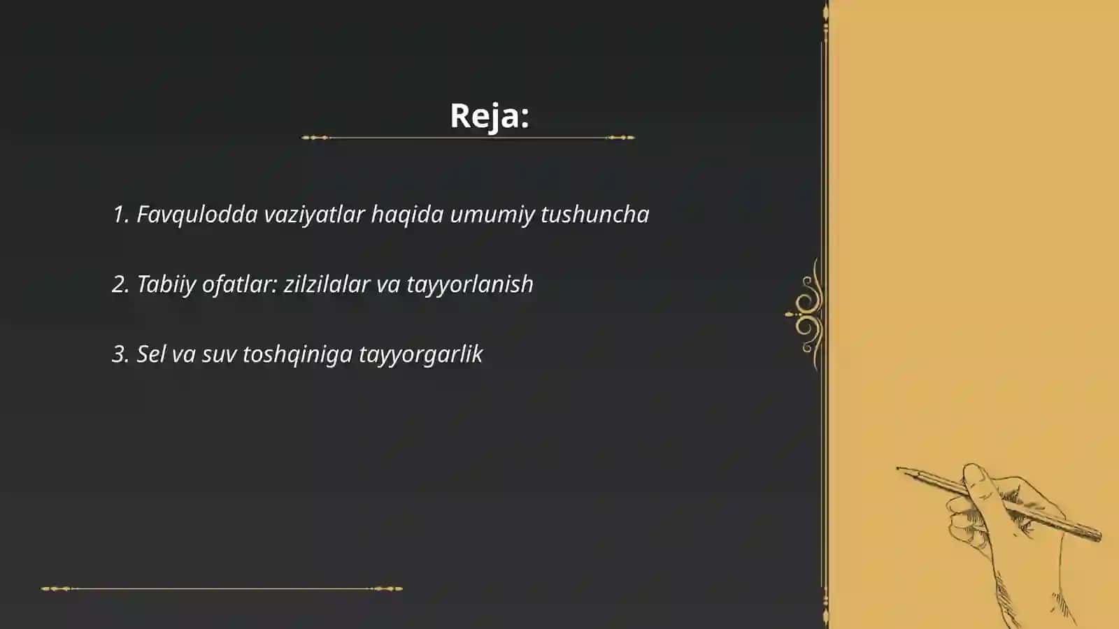 Aholini favqulodda vaziyatlarga mustaqil tayyorlash shakllari va usullari 2