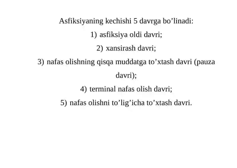 ASFIKSIYANING TURII VARIANTLARIDA O'LIM VUJUDGA KELISH MEXANIZIMI 2