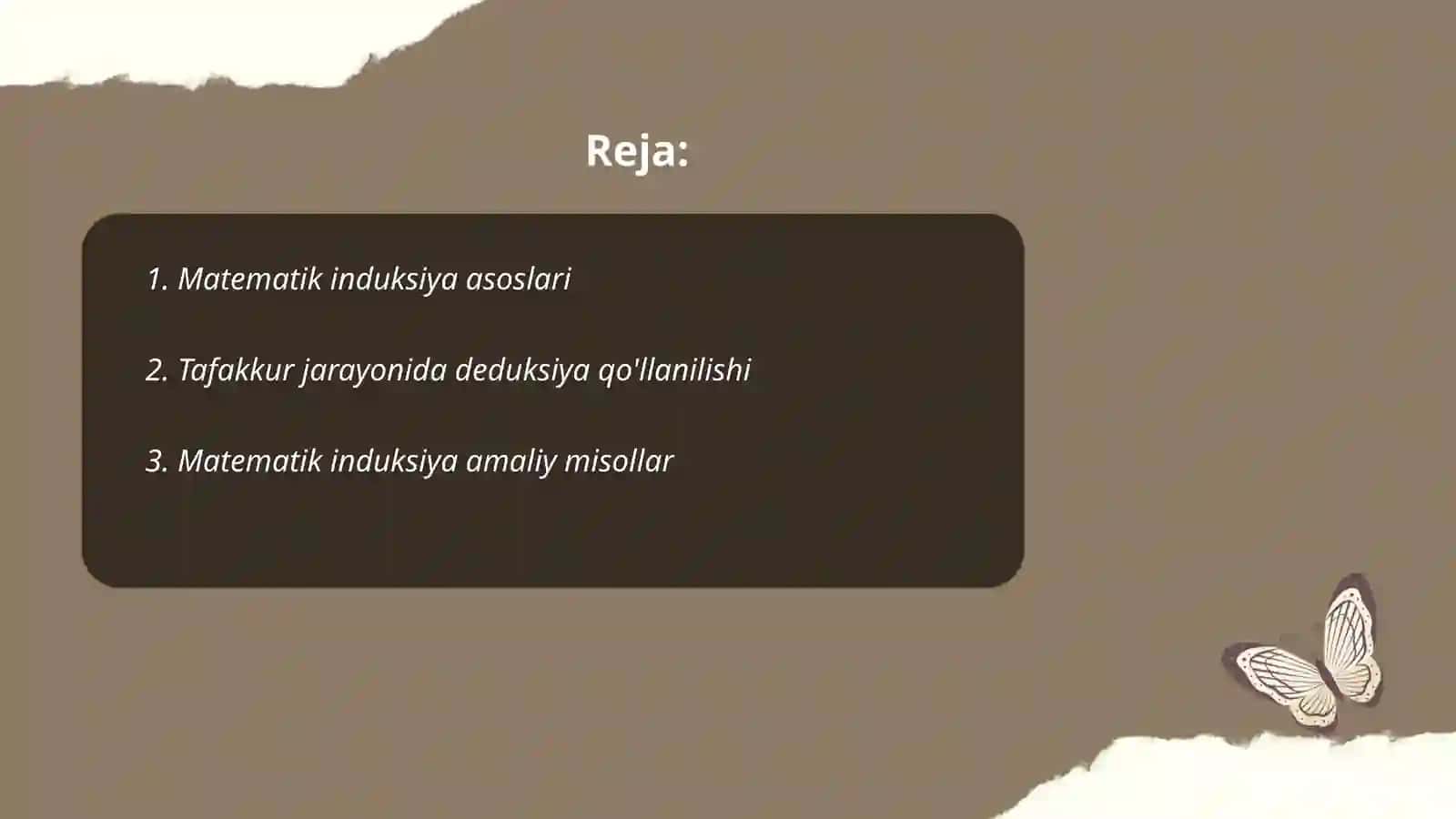 Matematik induksiya deduksiya metodi 2
