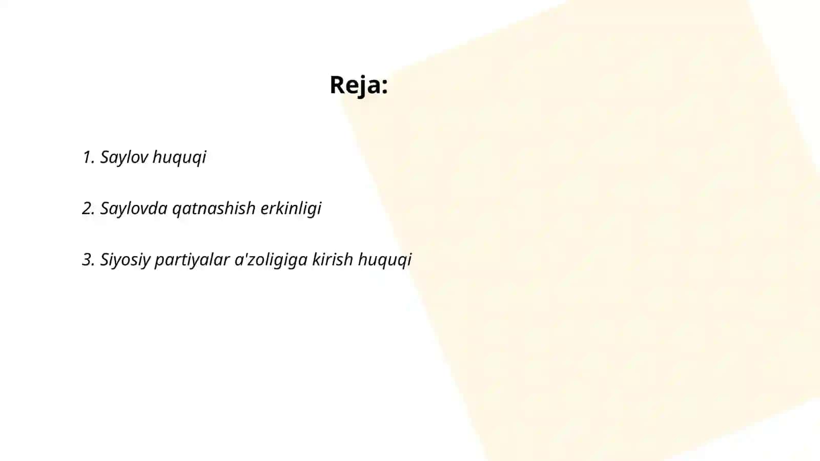 Fuqarolarning siyosiy huquqlari 2
