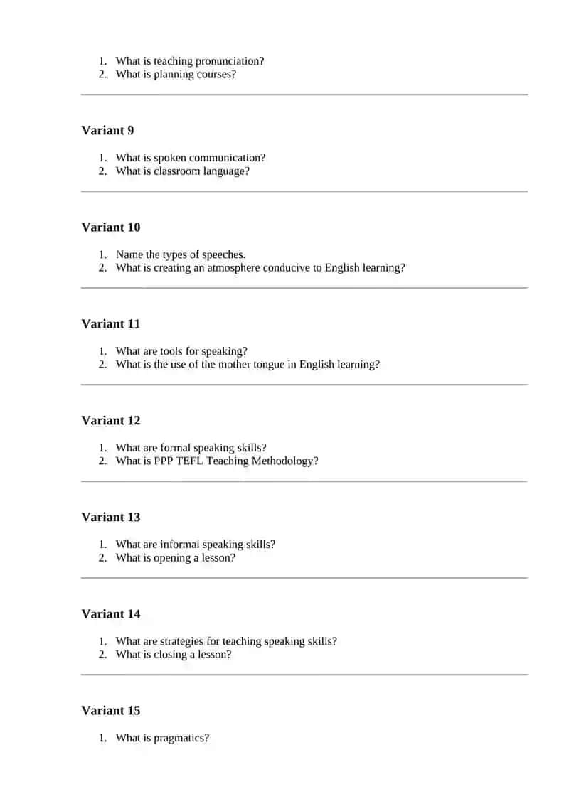 PPP TEFL Teaching Methodology 2