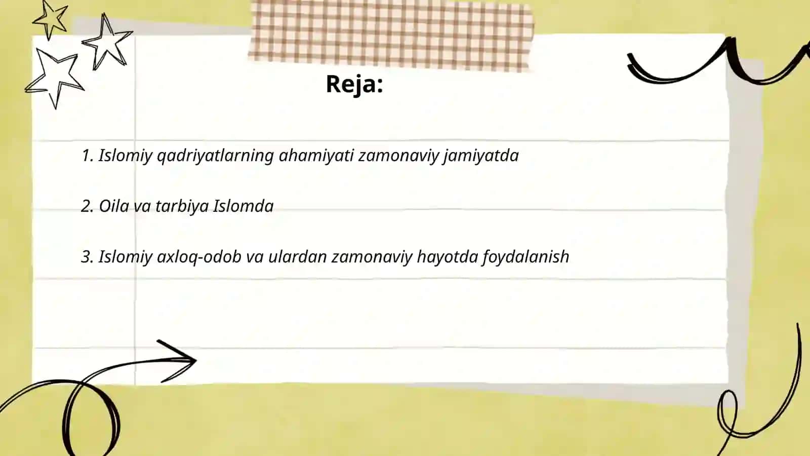 Islomiy qadriyatlar va hozirgi zamon 2