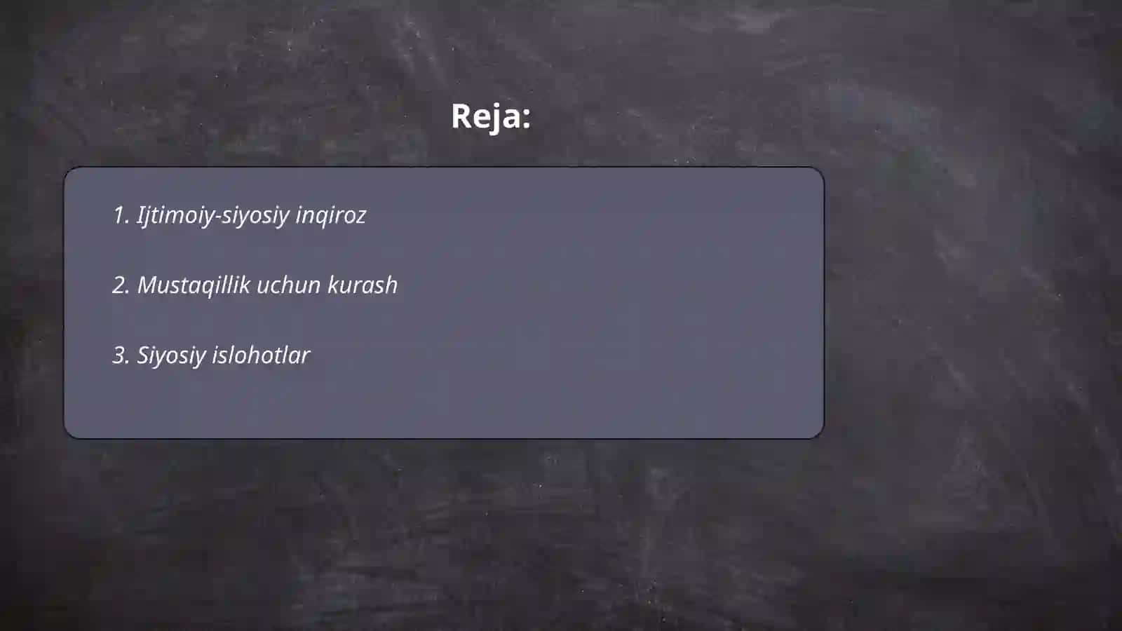 Ijtimoiy-siyosiy inqiroz 2