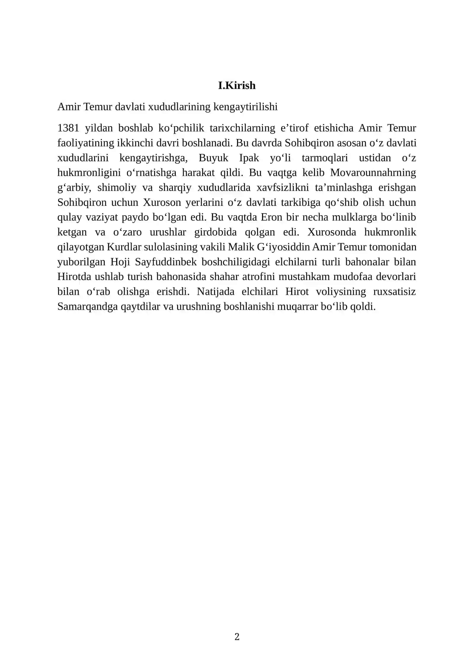 AMIR TEMURNING 3 YILLIK URUSHI 2