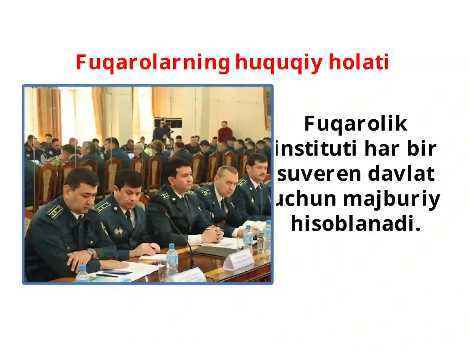 Fuqarolarning huquqiy holati 2