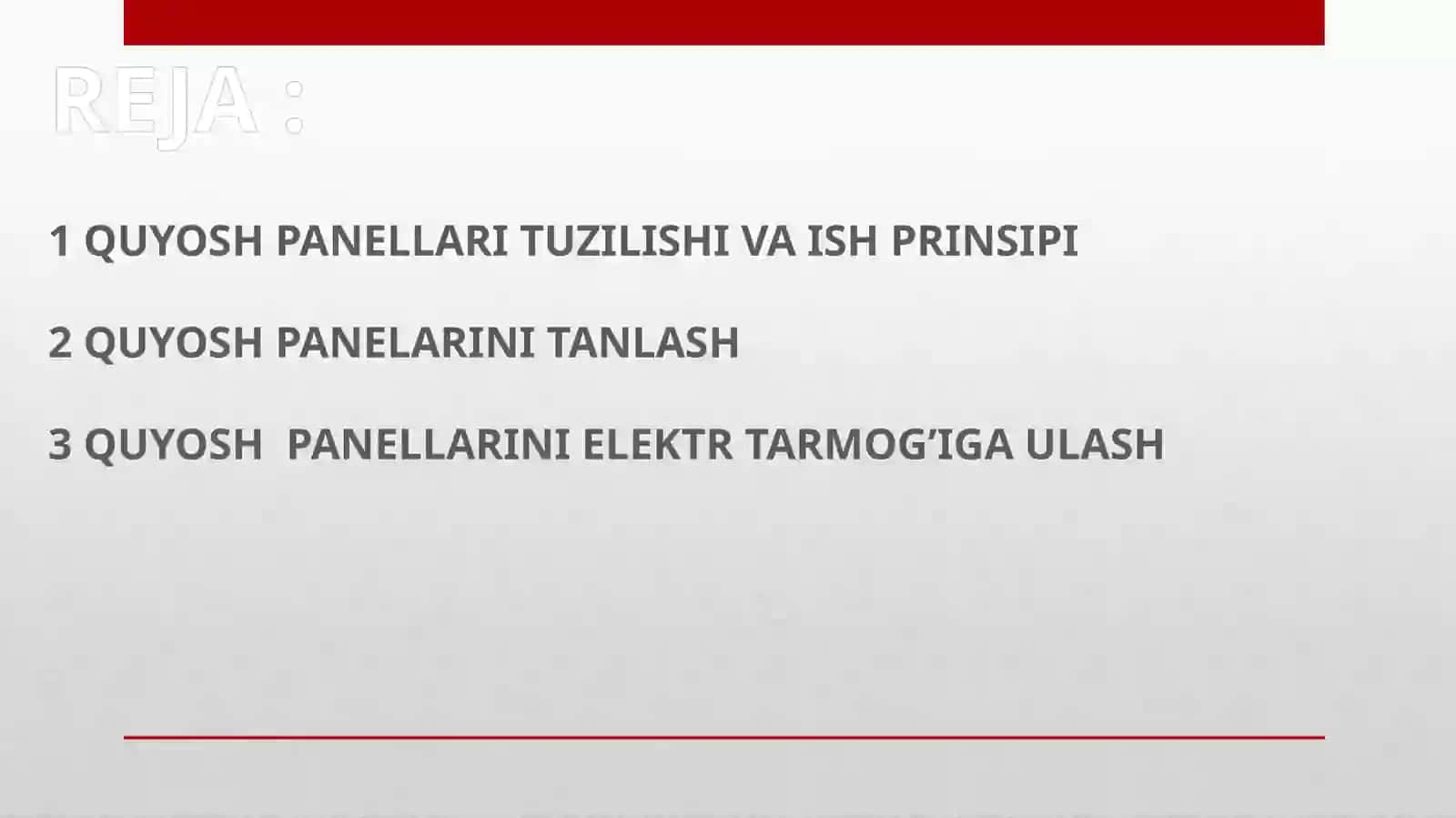 QUYOSH PANELLARI TUZILISHI VA ISH PRINSIPI 2