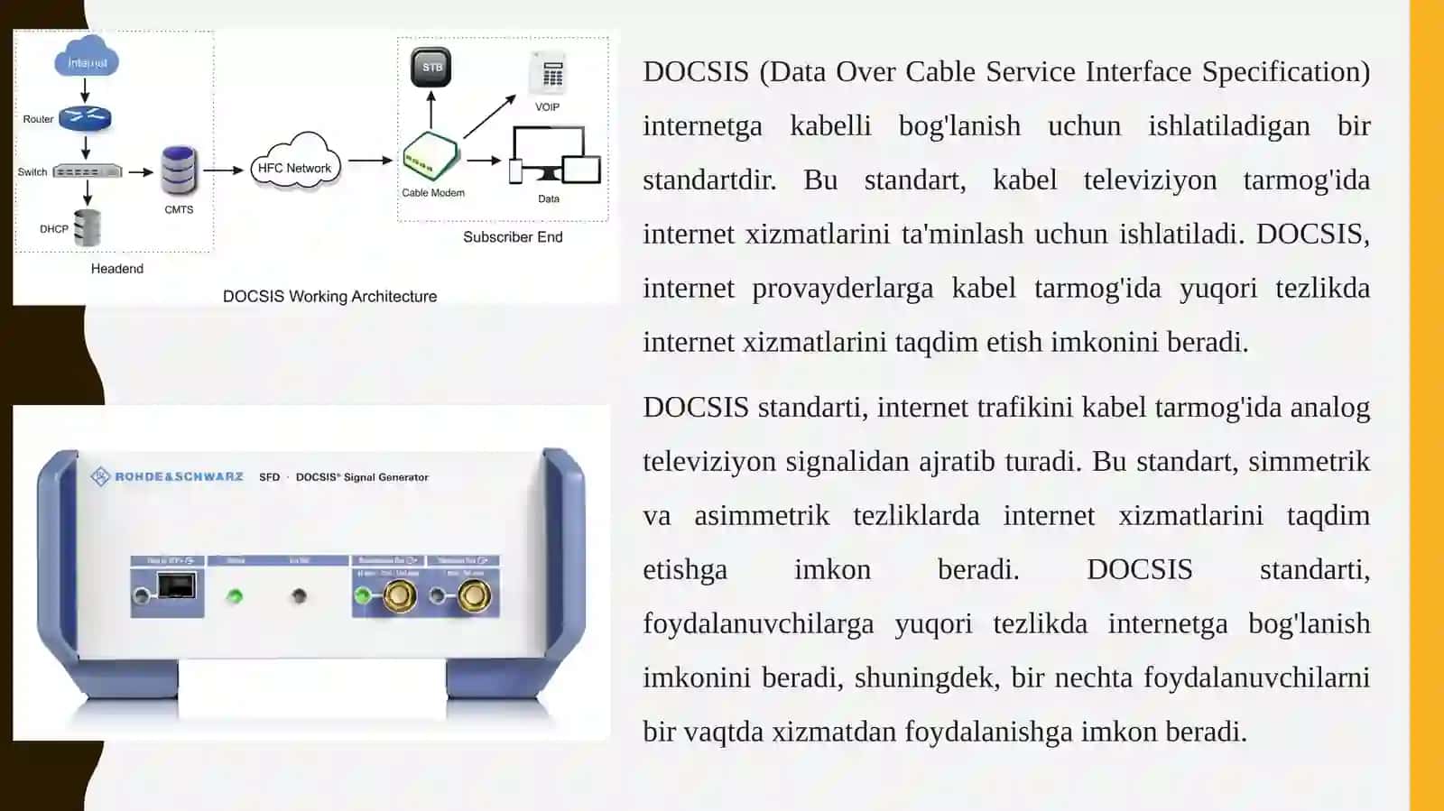 DOCSIS (Data Over Cable Service Interface Specification) 2