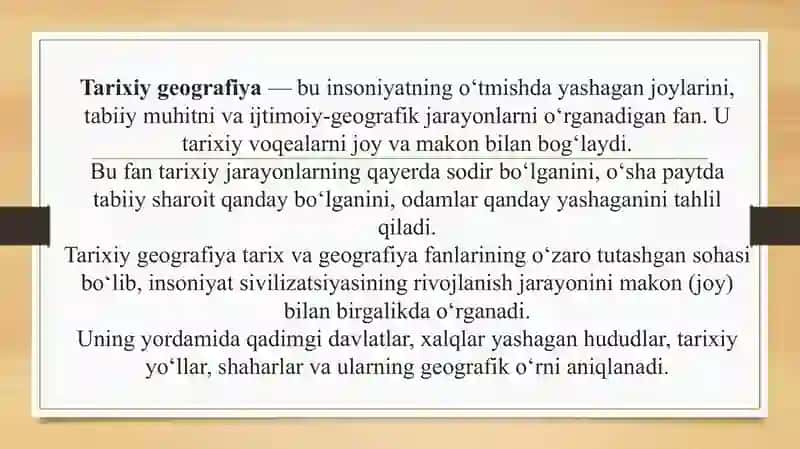 Tarixiy Geografiya Fan 2