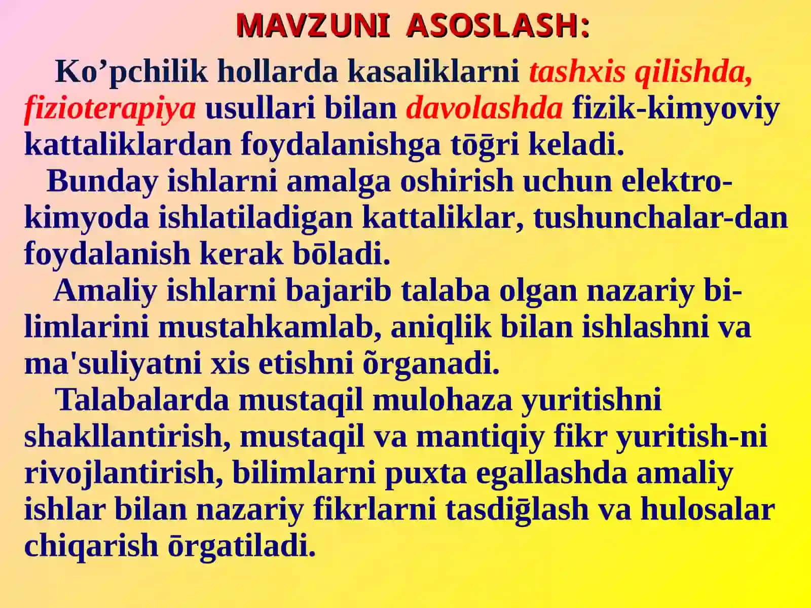 Fizioterapiya usullari 2