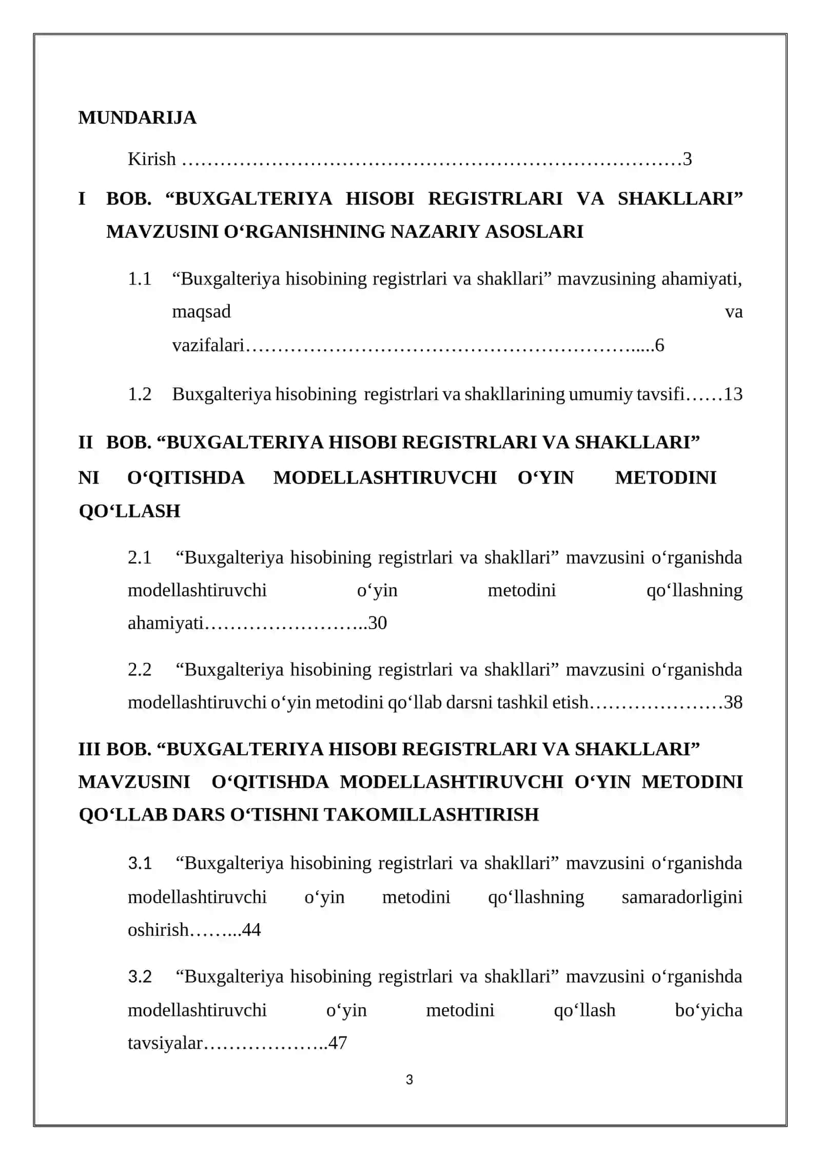 Buxgalteriya hisobining registrlari va shakllari 2