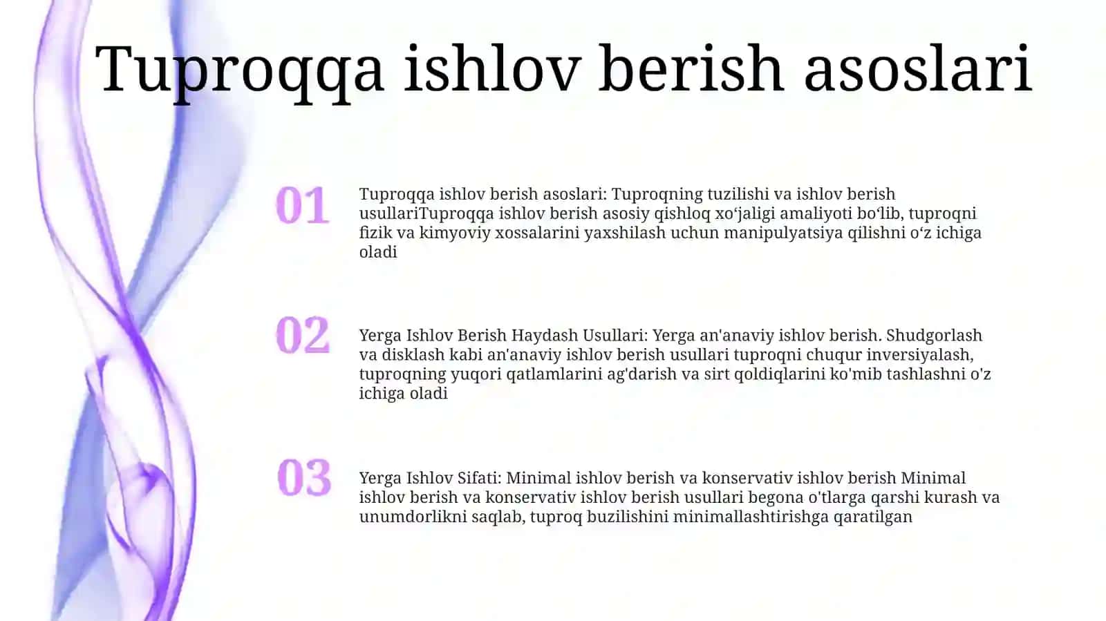 Ishlov Berish Tuproqlari 2