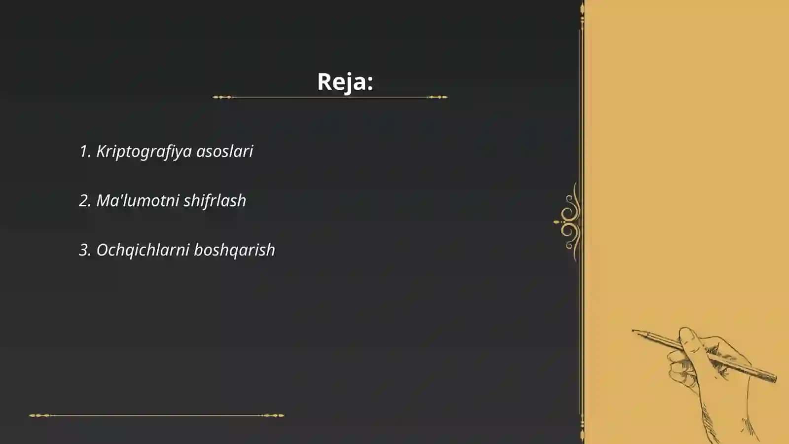 Tarmoqda uzatiluvchi axborotni himoyalashda kriptografiyaning oʻrni 2