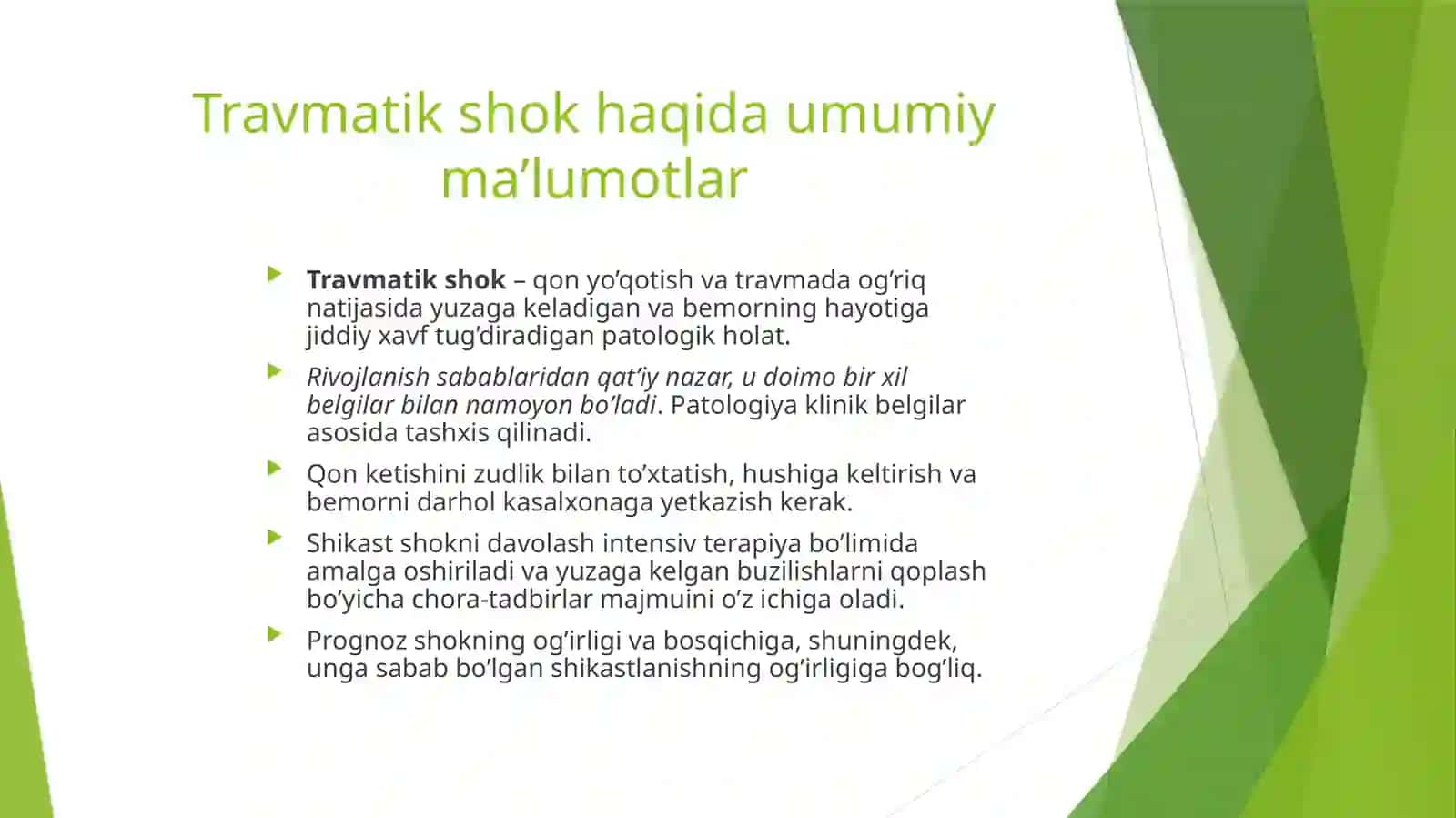 Travmatik shok 2