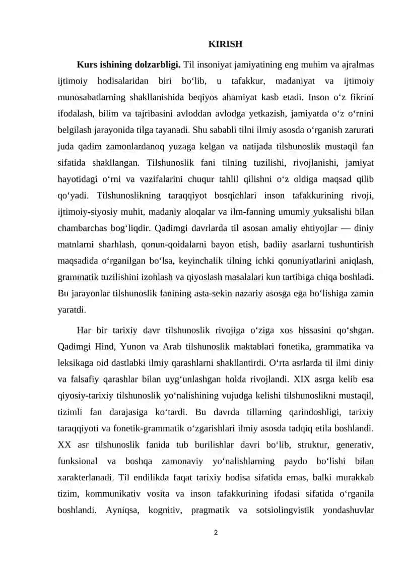 Tilshunoslik fanining shakllanishi va dastlabki taraqqiyot bosqichlari 2