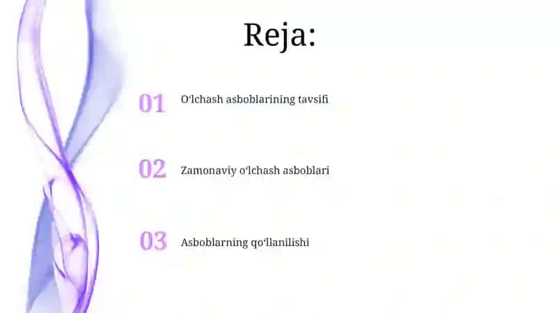 Zamonaviy o‘lchash vositalari va ularni tavsiflari 2