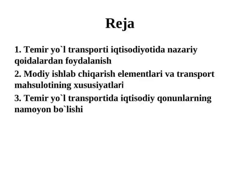 Temir yo`l transporti iqtisodiyoti 2