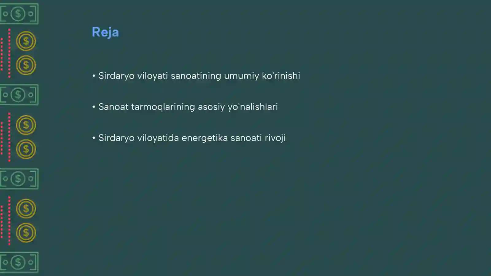 Sirdaryo viloyati sanoati va uning tarmoqlar tarkibi 2