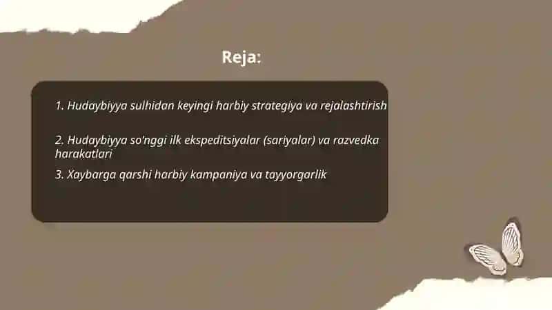 Hudaybiya sulhidan keyingi harbiy harakatlar 2