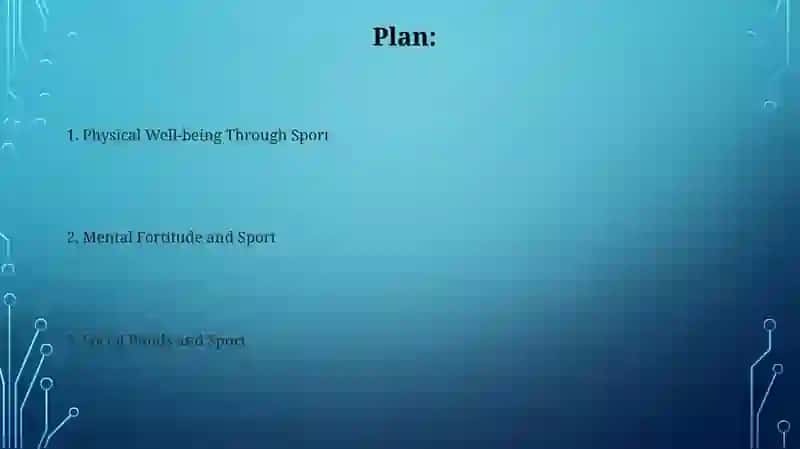 Importance of sport 2
