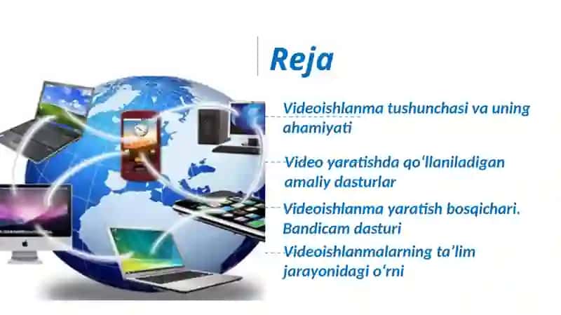 Taqdimot. Amaliy dasturlar yordamida videoishlanmalar yaratish 2