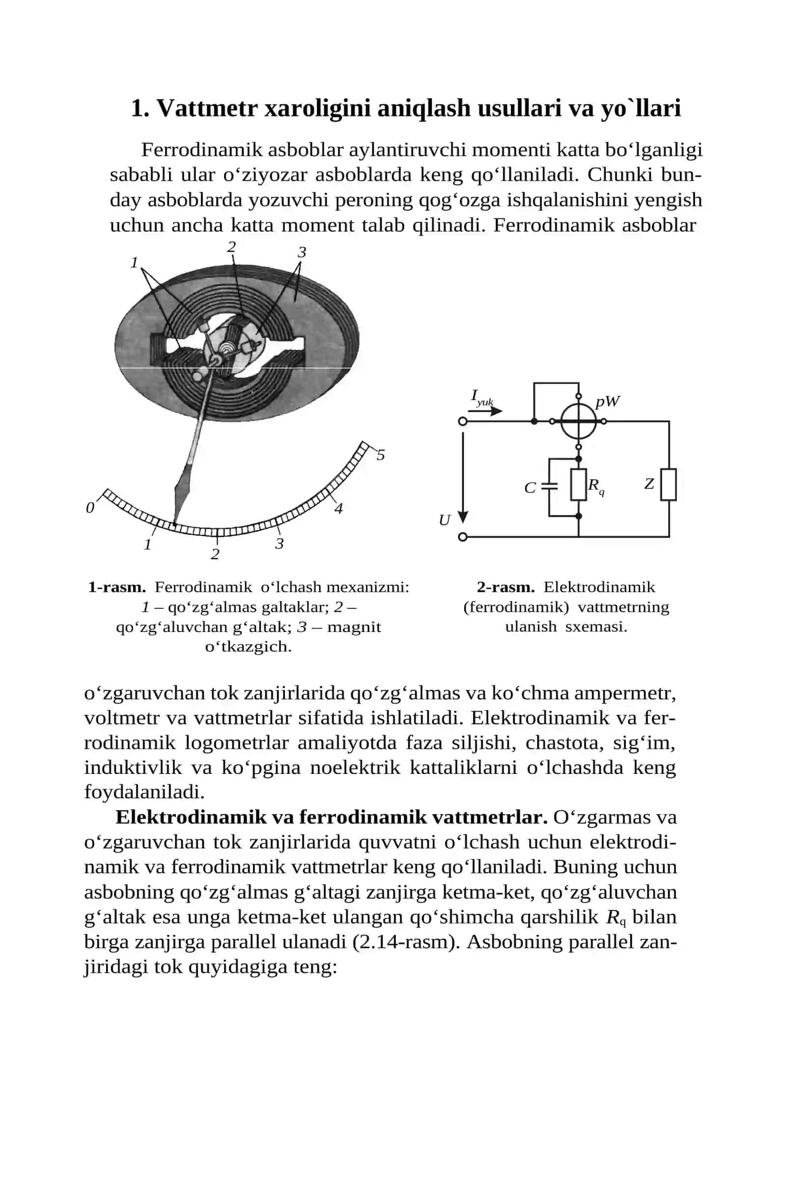 Elektrodinamik vattmetr 2