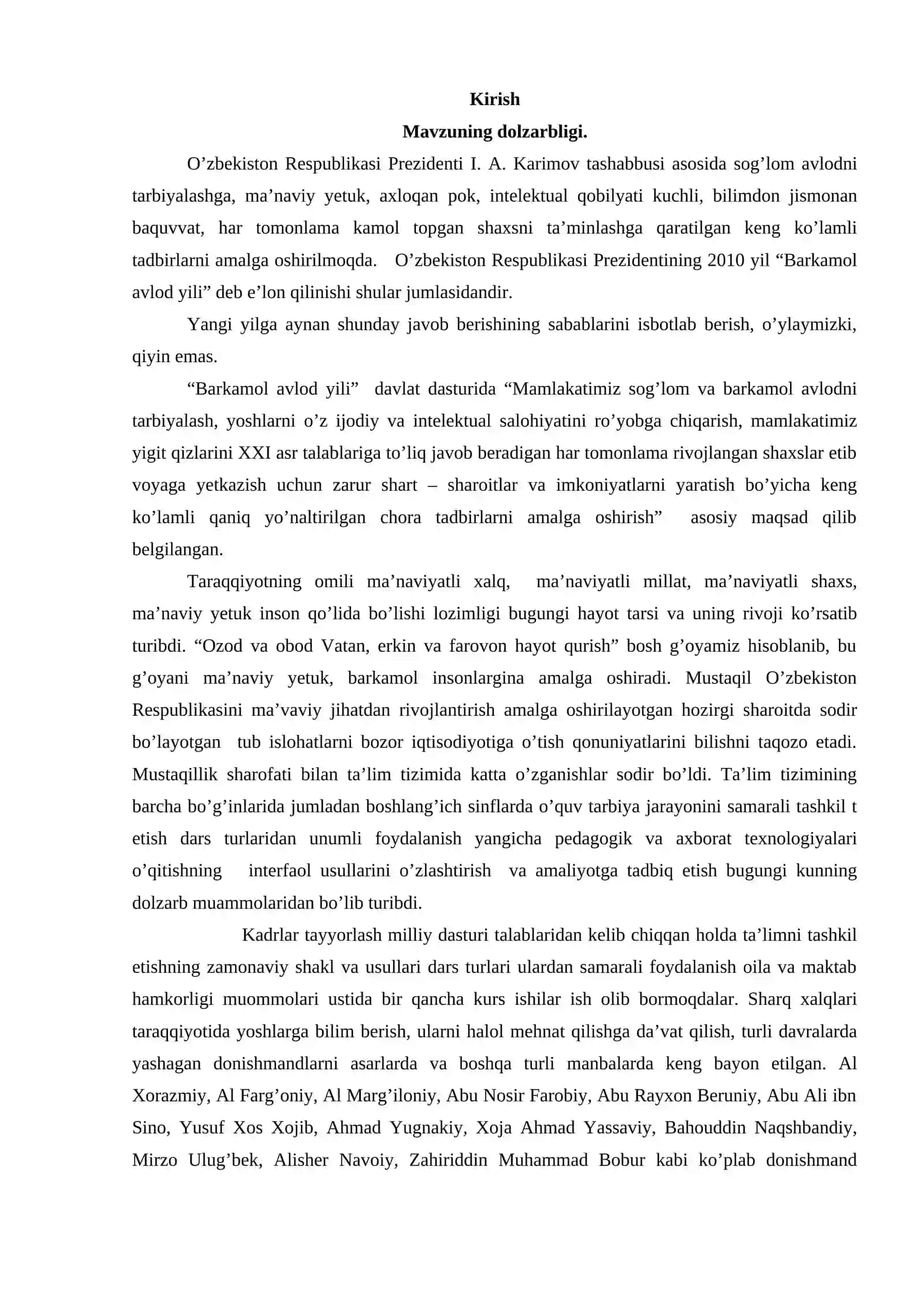 Boshlang`ich sinf darslarini tashkil etishda pеdagogik hamkorlik 2