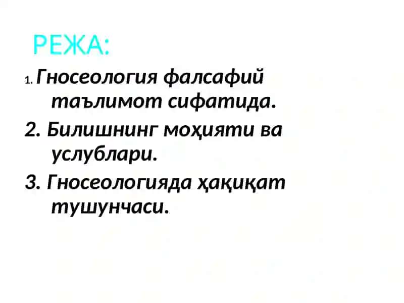 Гносеология 2