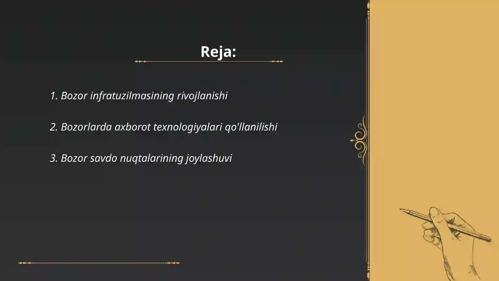 Bozor infratuzilmasi 2
