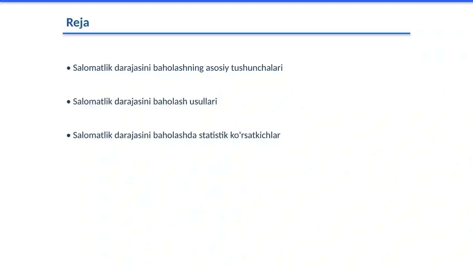 Salomatlik darajasini baholash haqida tushuncha 2