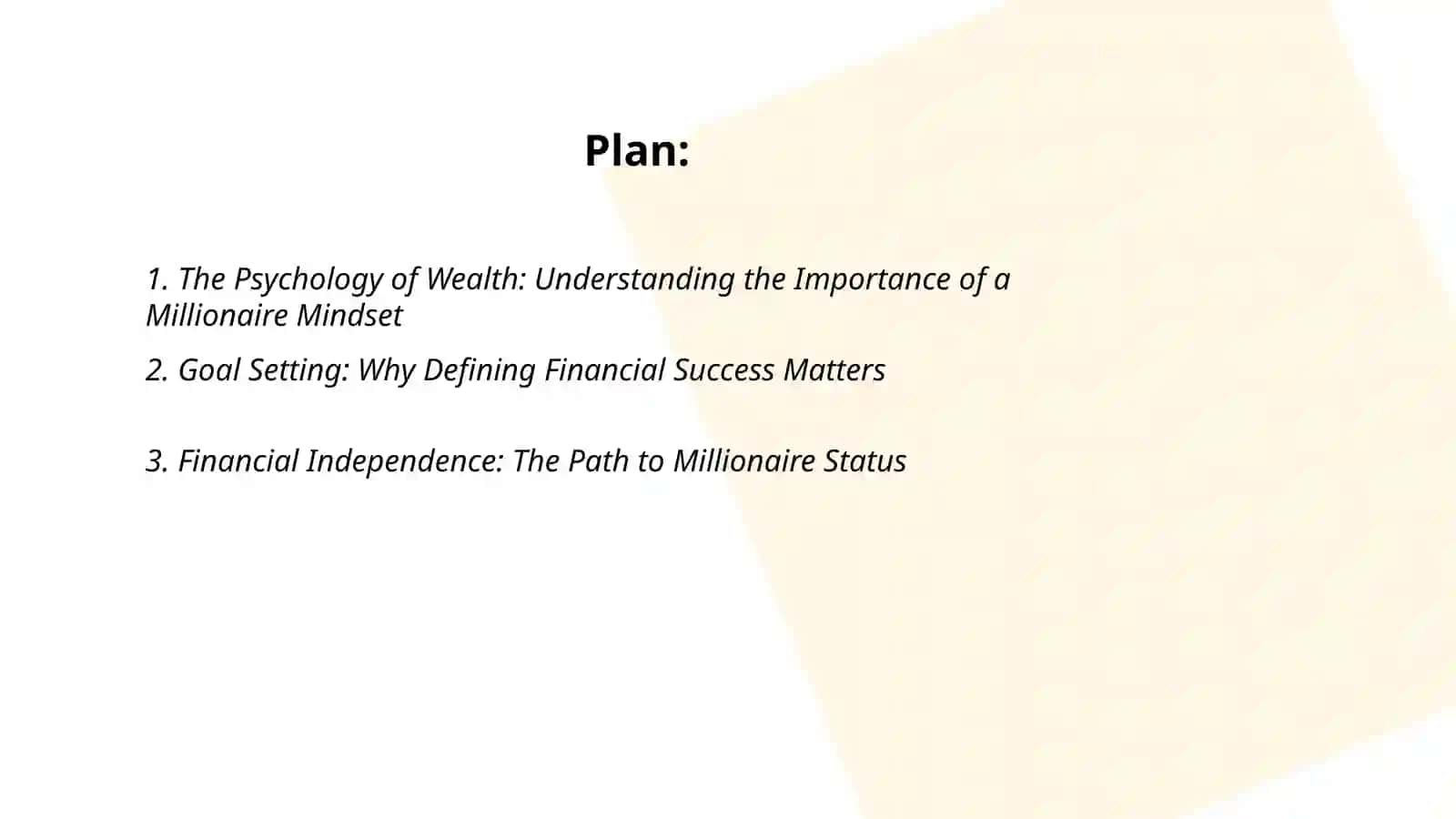 How to important becoming a millionaire is for you 2
