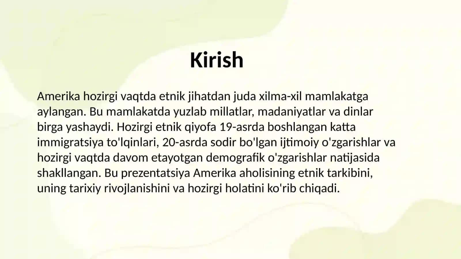 Amerikaning hozirgi etnik qiyofasi 2