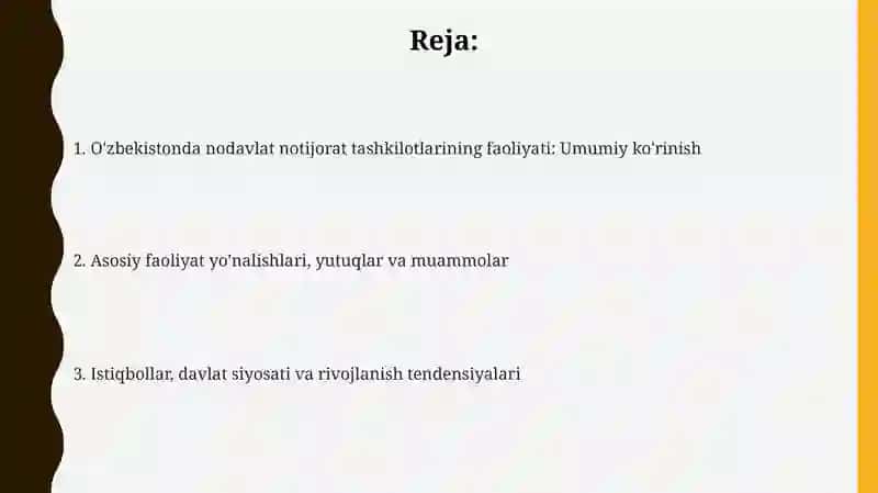 O'zbekistonda Nodavlat Notijorat Tashkilotlarining Faoliyati 2