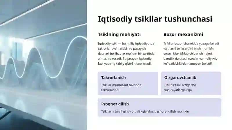 Iqtisodiy tsikllar va ularning davriyligi 2