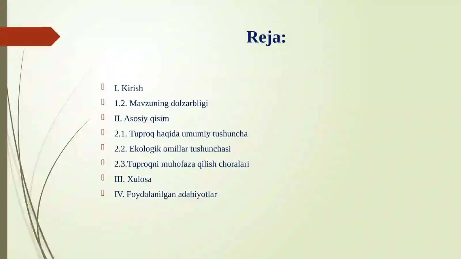 Tuproqning ekologik omillari 2
