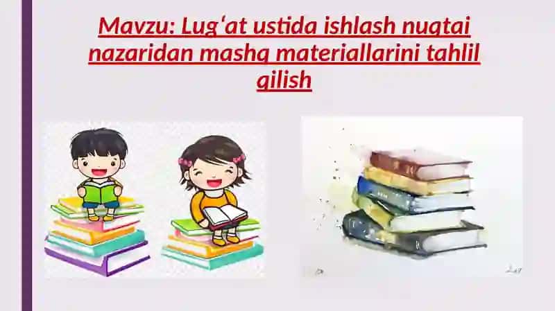 Onatili–o‘qishsavodxonligivaunio‘qitishmetodikasi 2