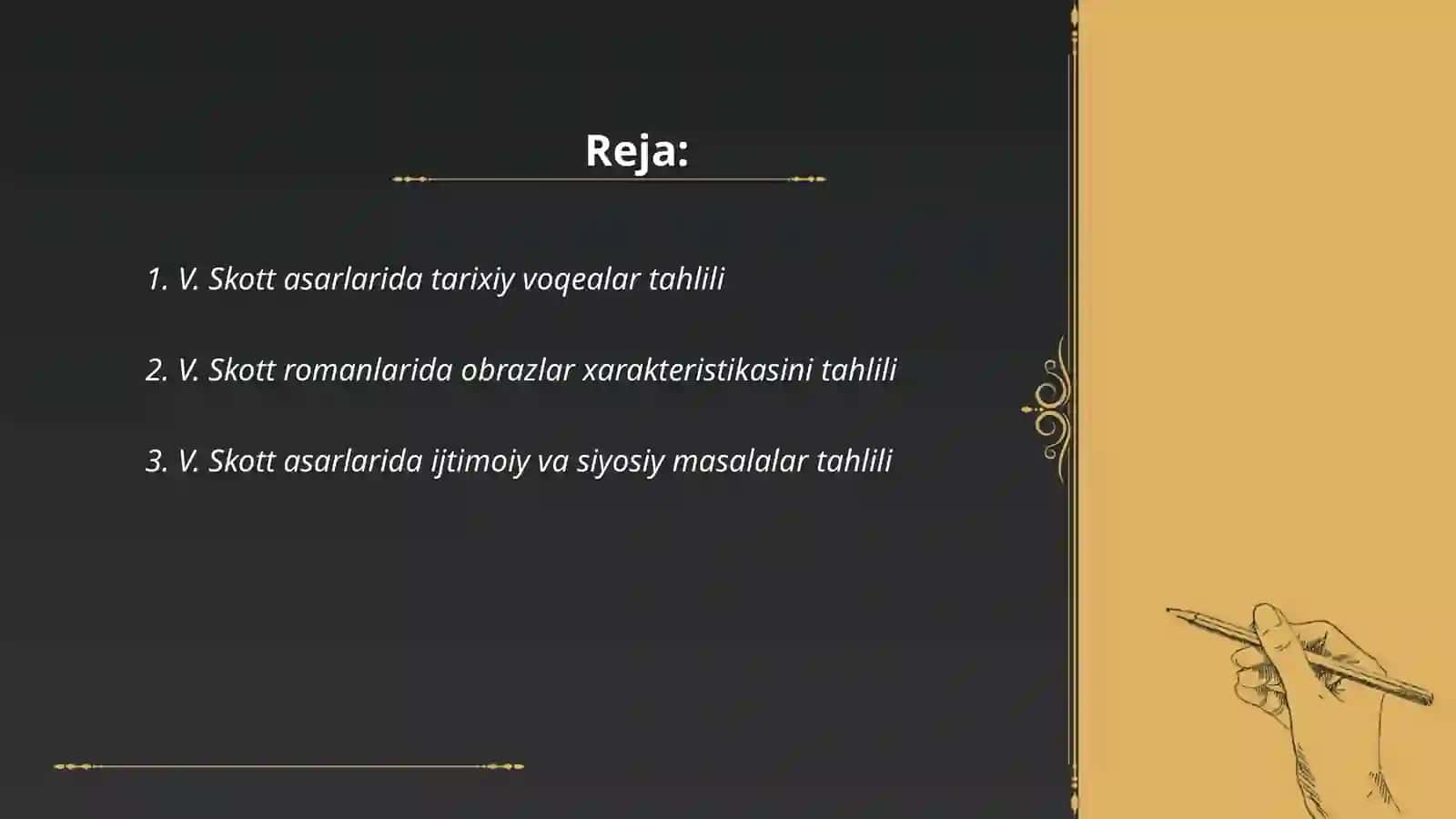 V.Skott asarlari tahlili 2