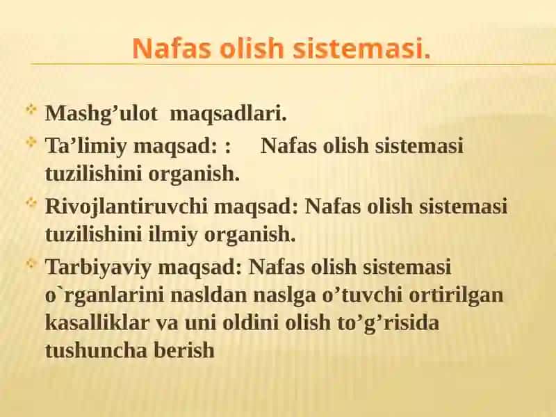 Nafasolish sistemasifiziologiyasi 2