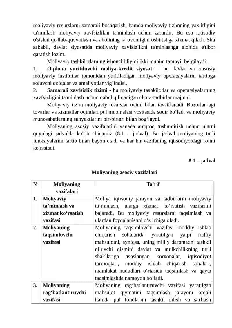 Moliyaviy xavfsizlik 2