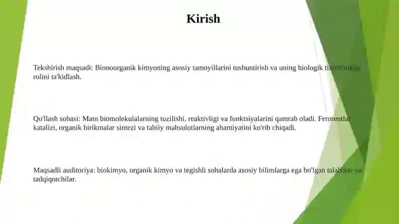 Bionoorganik Kimyo. Uning Asoslari 2