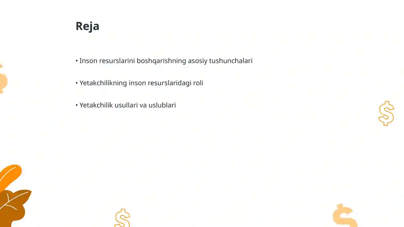 Inson resurslarini boshqarishda yetakchilik 2