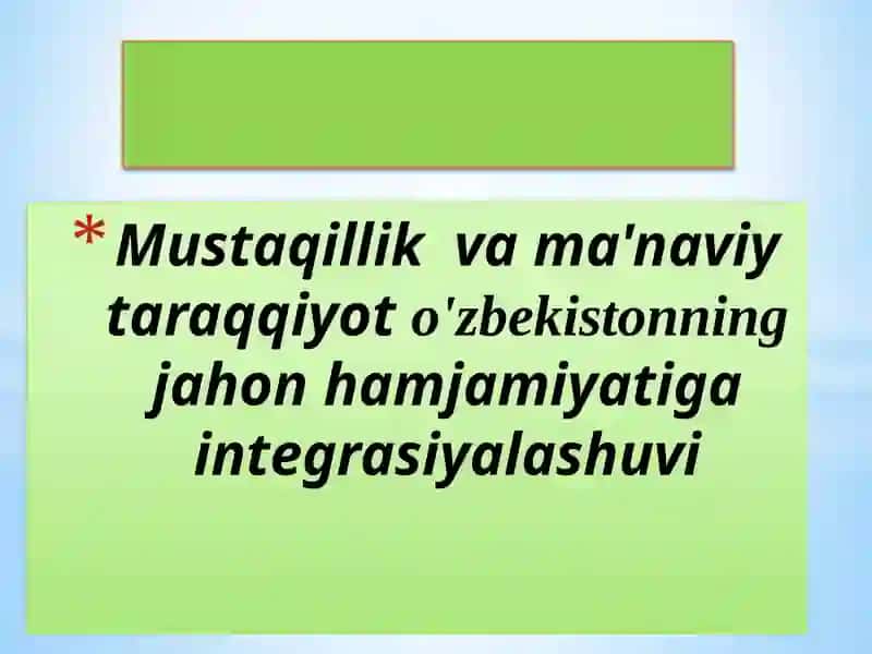 Mo'zova adibaning kasb ma'naviyat fanidan tayyorlangan taqdimoti 2