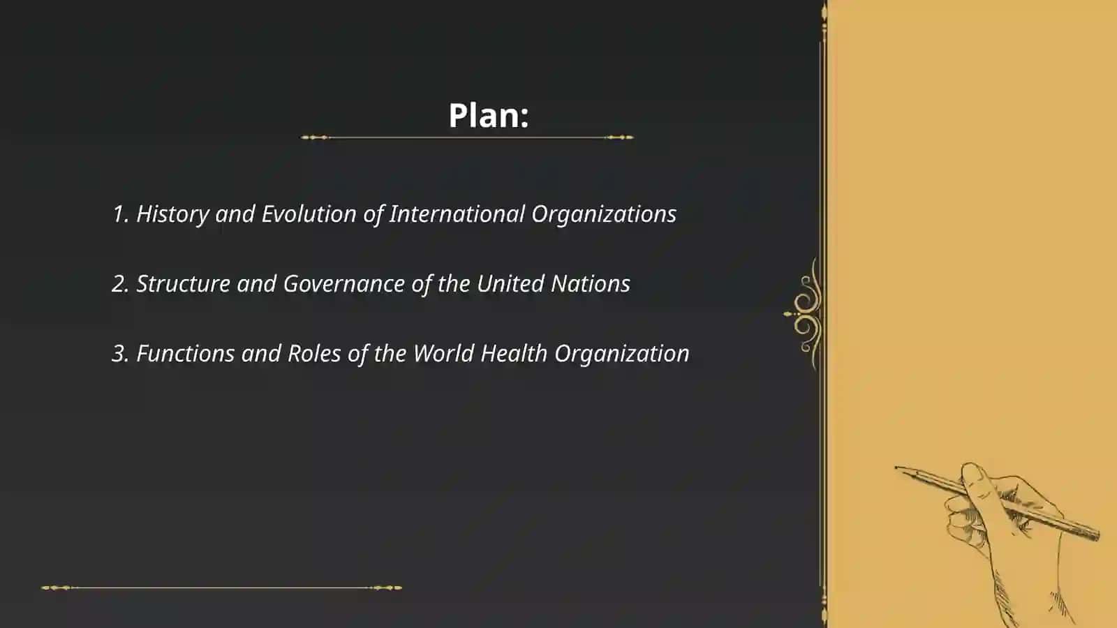 The International Organizations 2