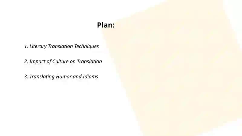 Translation conversational style texts (monologues) 2